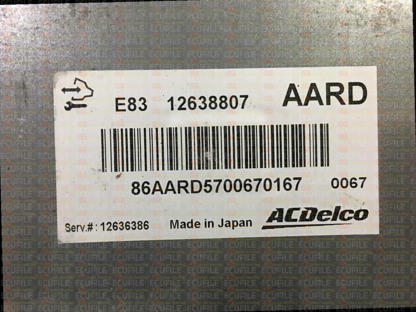 ACDELCO HITACHI E83 12636386 OPEL ASTRA J 1.6i 115HP 12638807 12637837-AARD