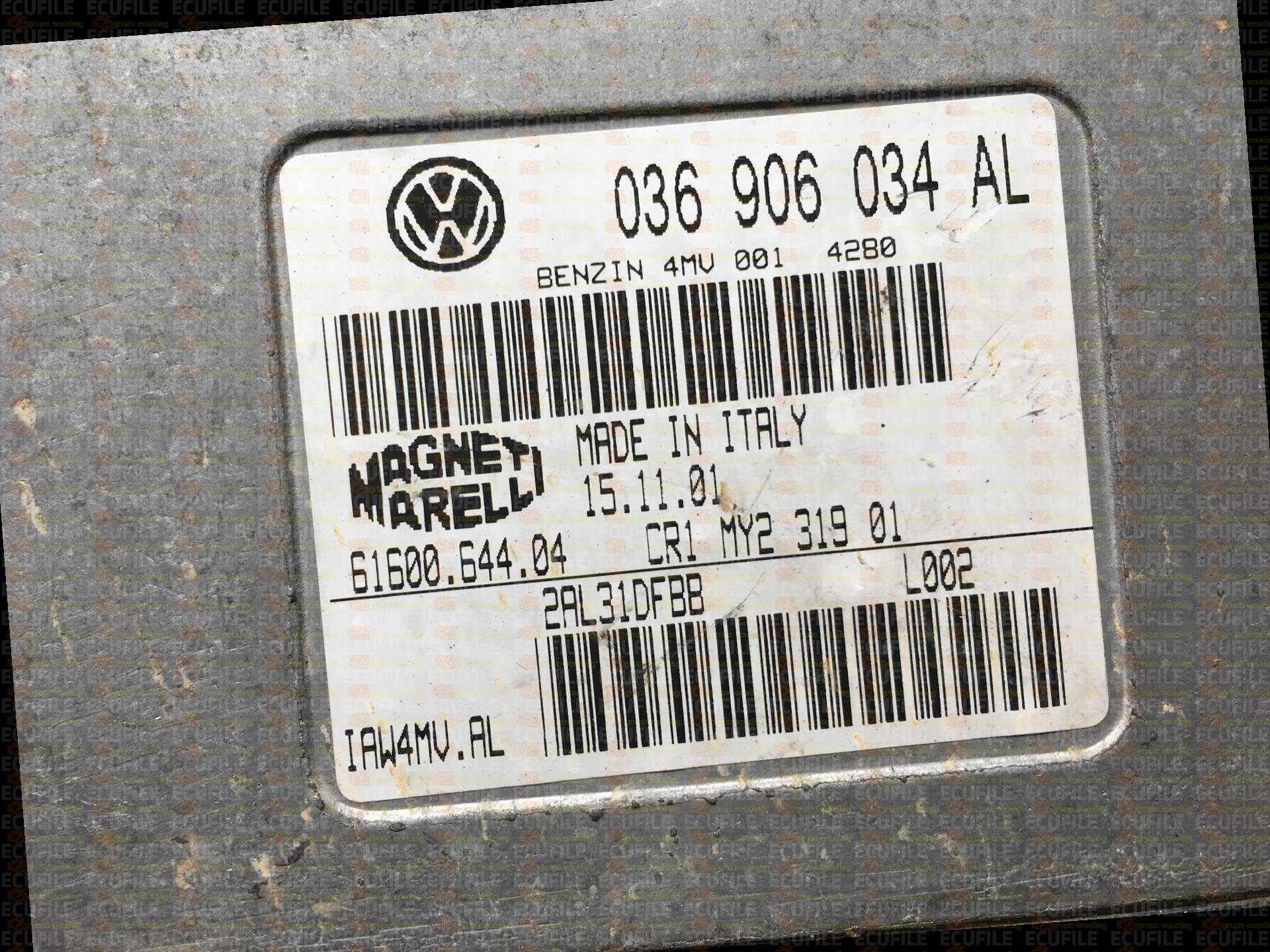 MAGNETI MARELLI IAW 4MV.AL 61600.644.04 SEAT CORDOBA II IBIZA III 1.4i 100HP 036906034AL 4280