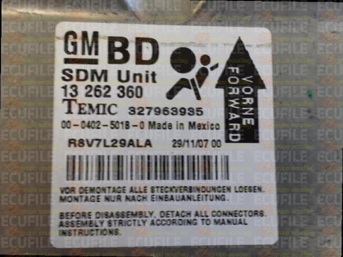 TEMIC 327963935 00-0402-201B-0 OPEL CORSA D 13262360 BD