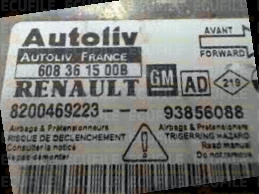 AUTOLIV 608361500B NISSAN PRIMASTAR 8200469223 93856088 AD