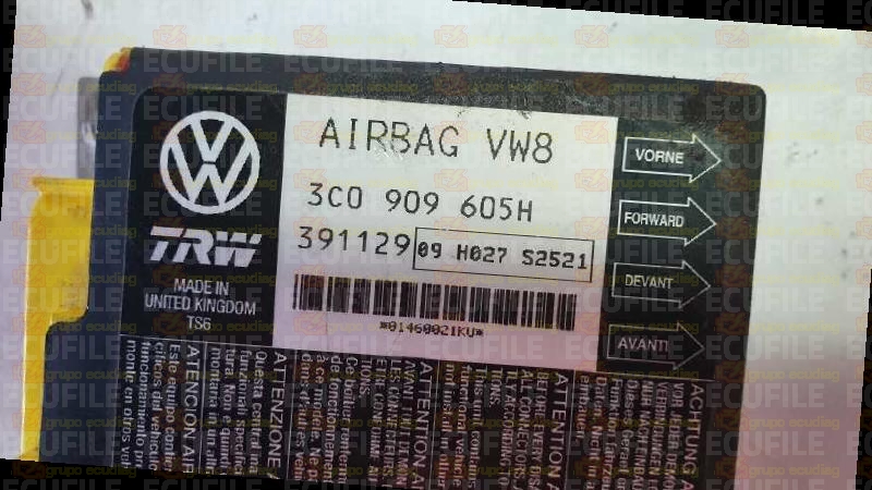 TRW 391129 SEAT LEON 3C0909605H VW8 09 H027 S2521