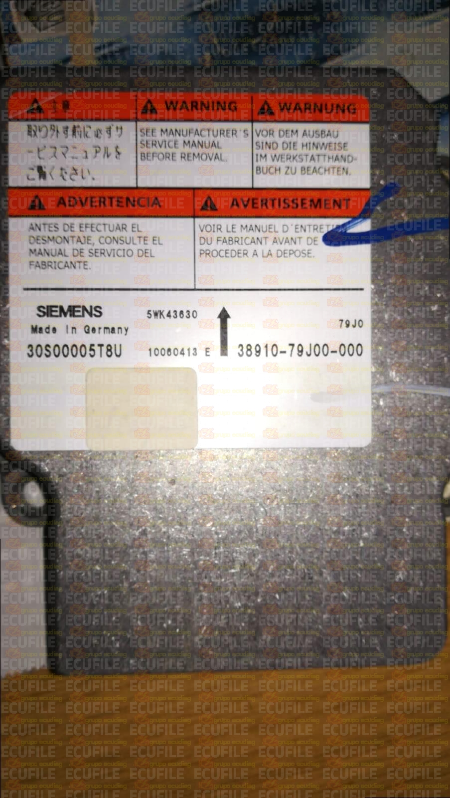 SIEMENS 5WK43630 SUZUKI SX4 38910-79J00-000