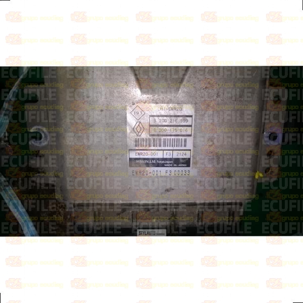 HITACHI HI-EWR20 EWR20-001 F3 2124 RENAULT VELSATIS I 3.5i V6 24V 240HP 8200175016 8200216999 EEPROM 93C66