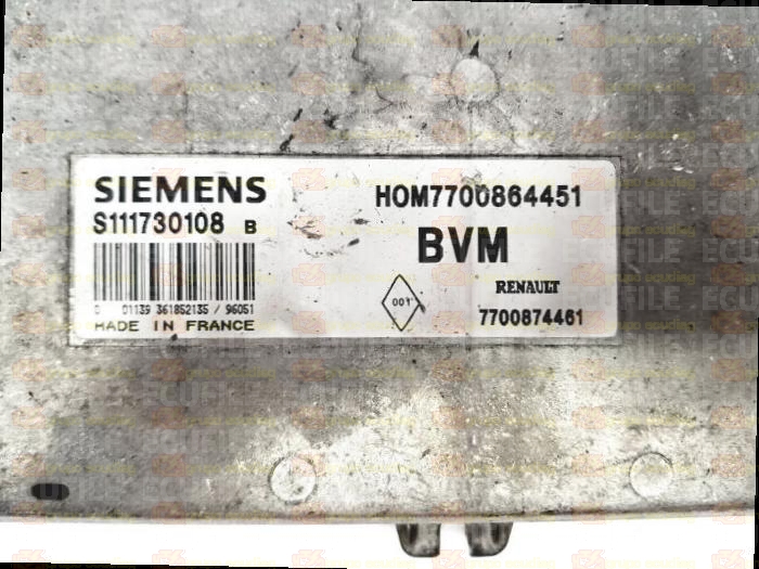 SIEMENS FENIX S111730108B RENAULT 7700874461 HOM7700864451 EEPROM MC68HC11