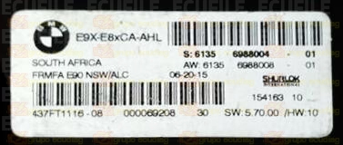 LEAR FRMFA E90 NSW-ALC 15416310 E9X-E8xCA-AHL BMW 61356988004-01 6135698808-01 EEPROM 95320