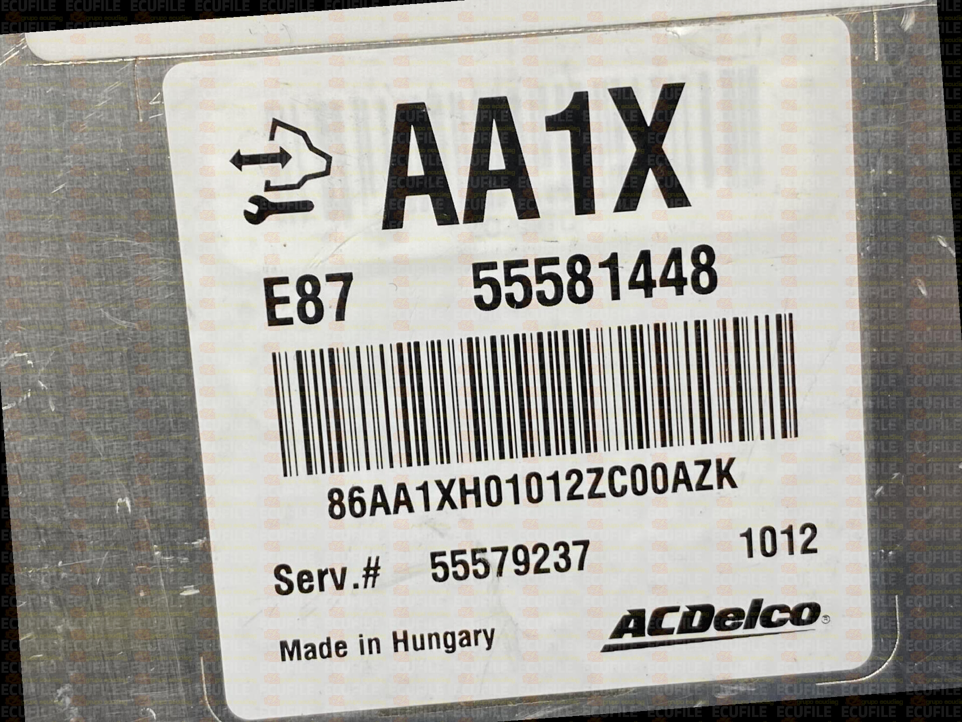 ACDELCO DELPHI E87 55579237 OPEL MERIVA B 1.7 CDTI 130HP 55581448 AA1X