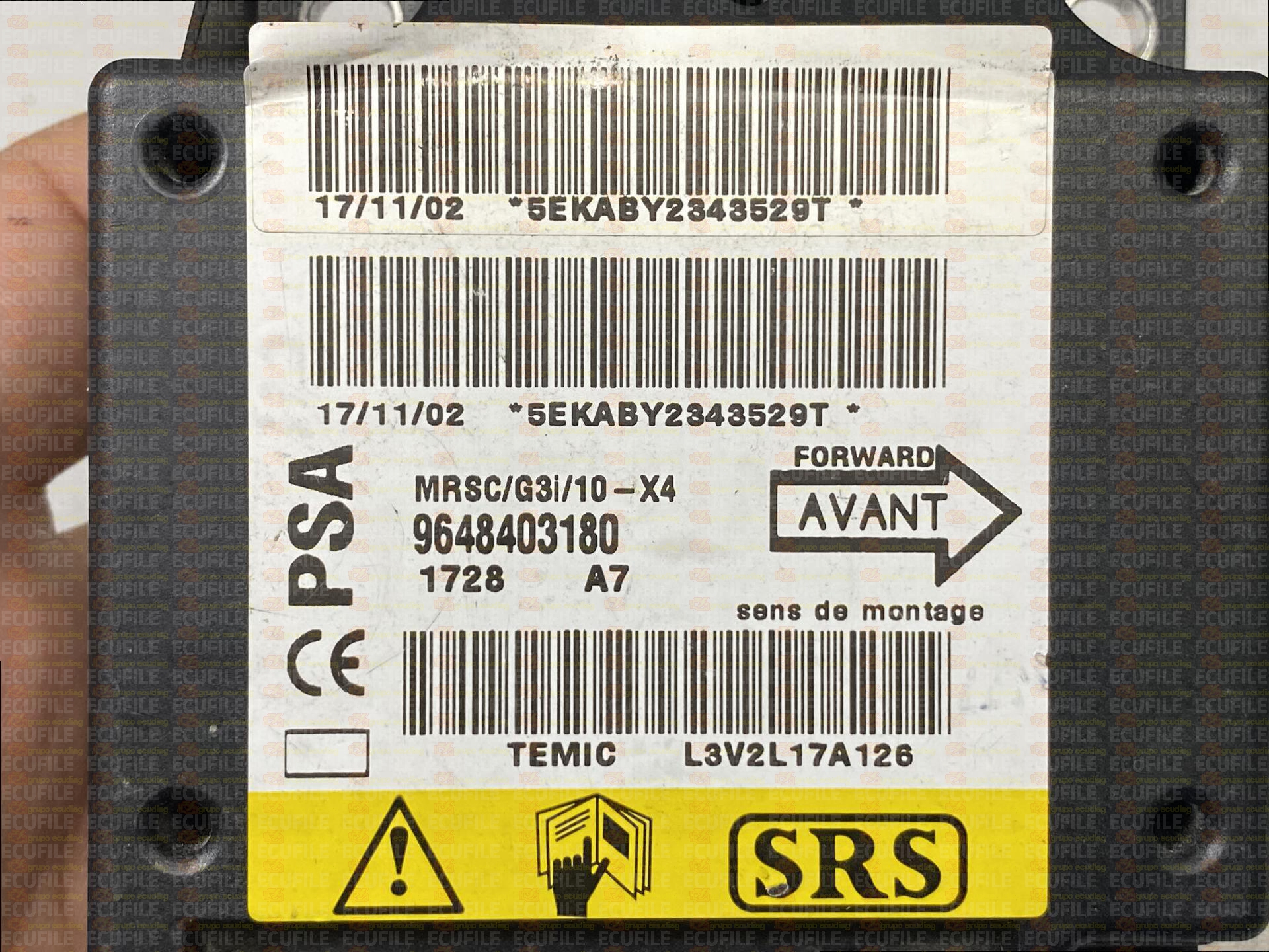 TEMIC 1728A7 CITROEN C5 9648403180