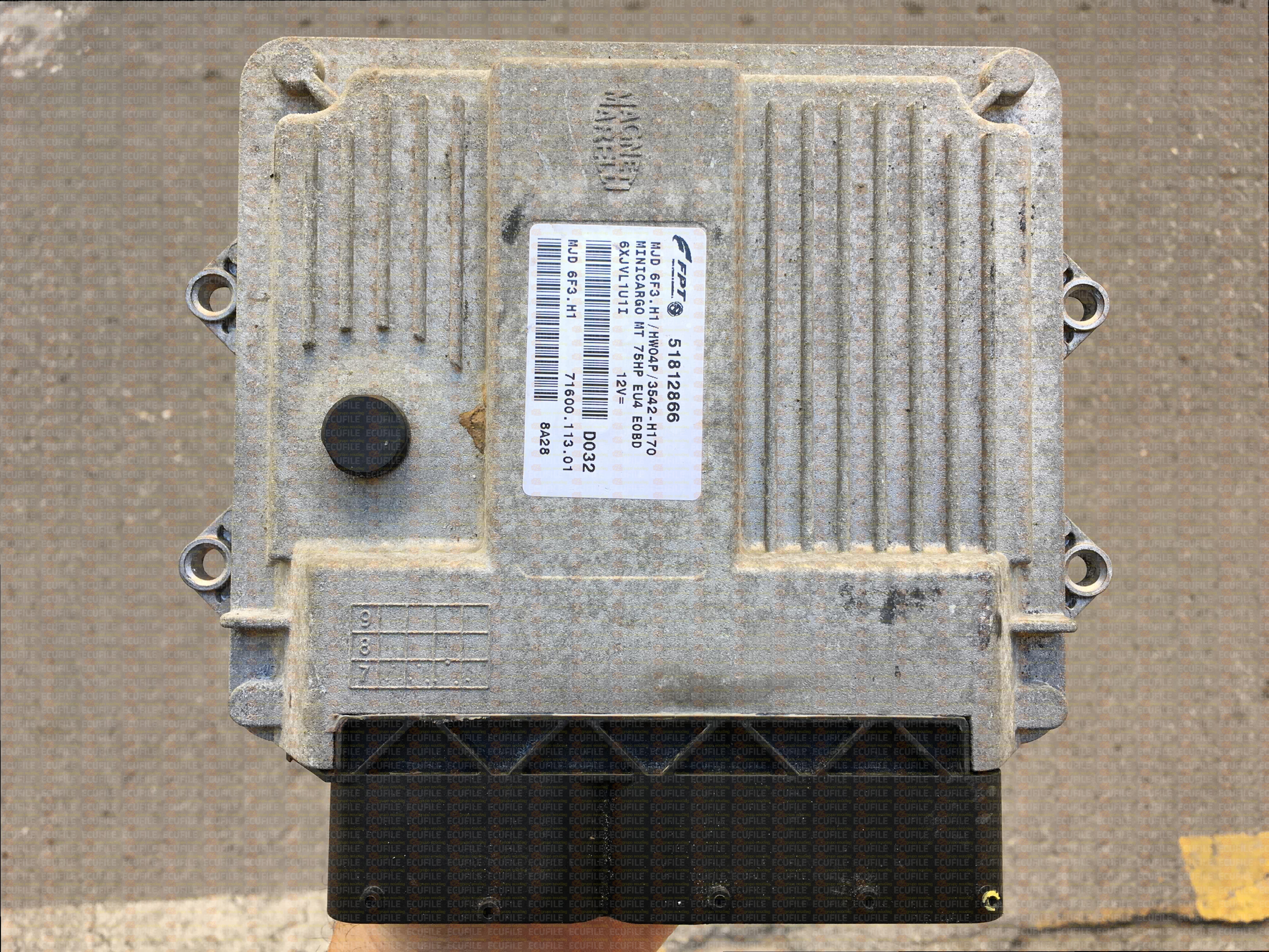 MAGNETI MARELLI MJD 6F3.H1 71600.113.01 FIAT FIORINO 1.3 16V 75HP 51812866 HW04P 3542H170
