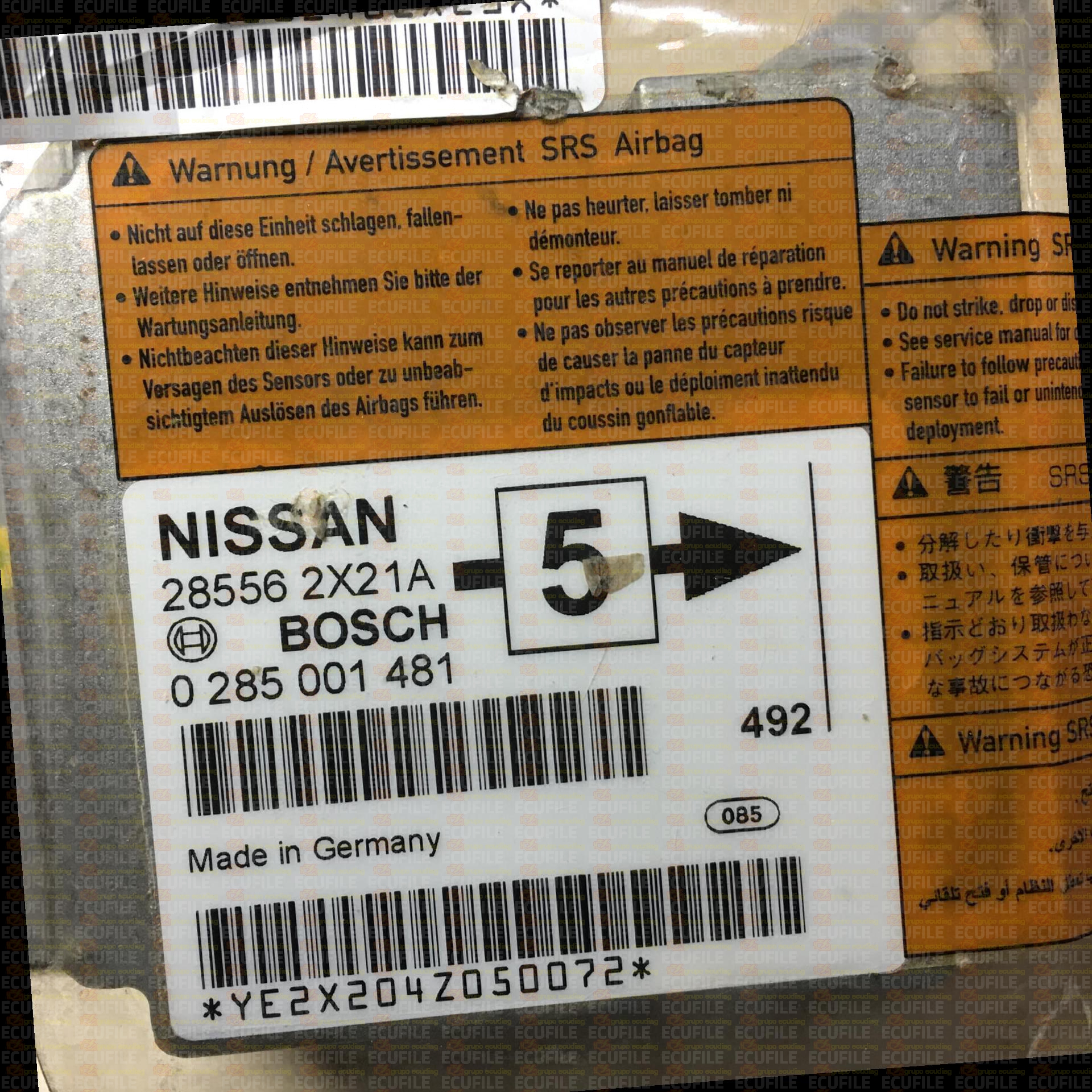 BOSCH AB8.0 0285001481 NISSAN TERRANO II 285562X21A