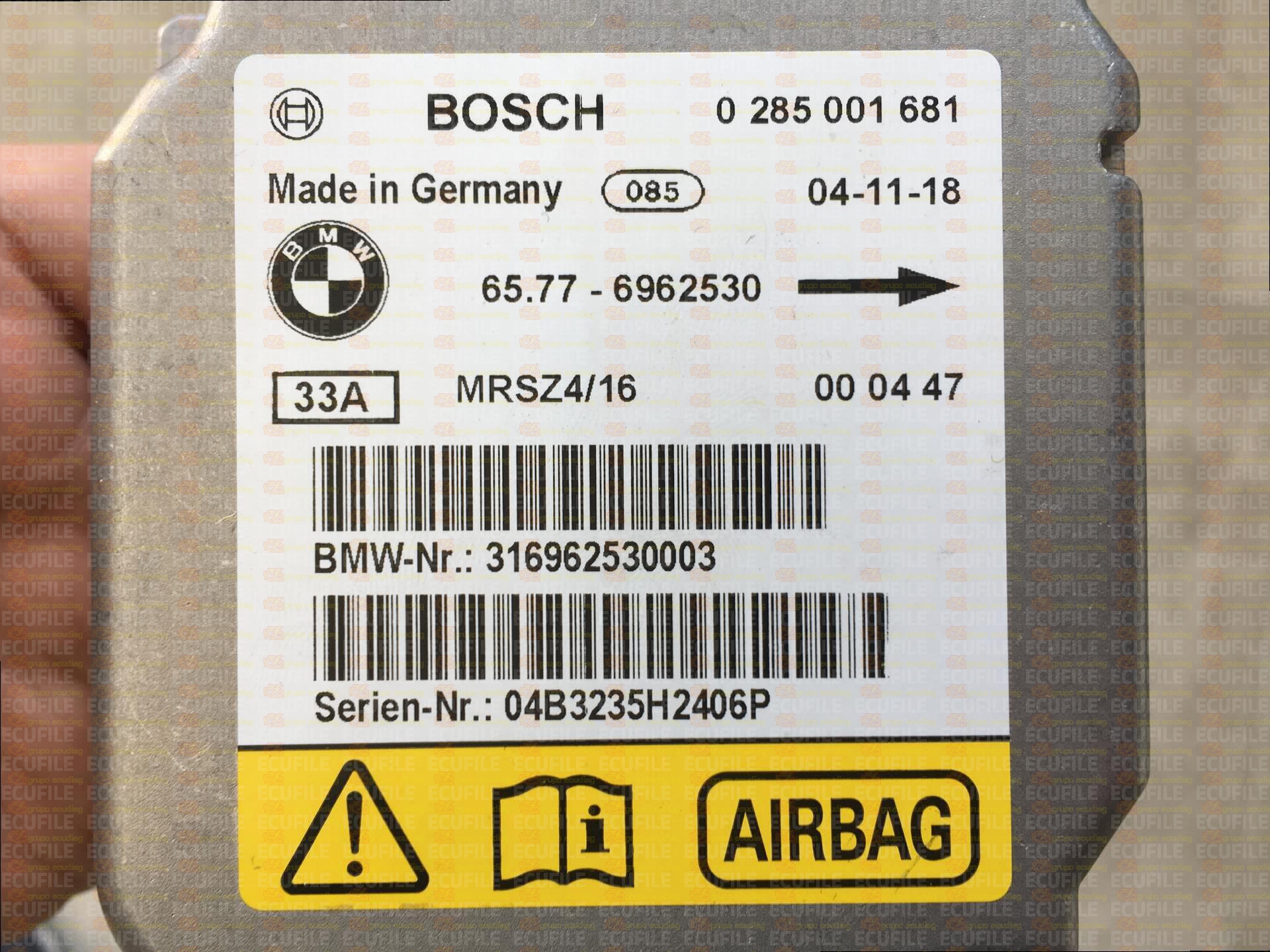 BOSCH AB8.1 0285001681 BMW 65.77-6962530