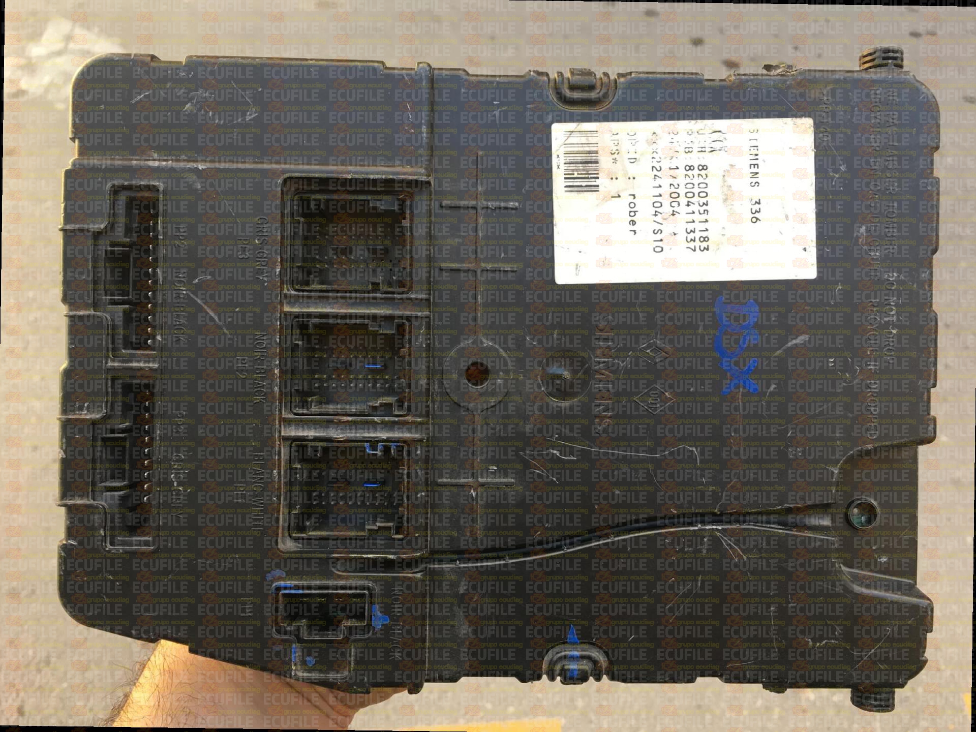 SIEMENS UCH N3 LIGHT INT S118400260C RENAULT MEGANE II SCENIC 8200351183 - SW 05.40