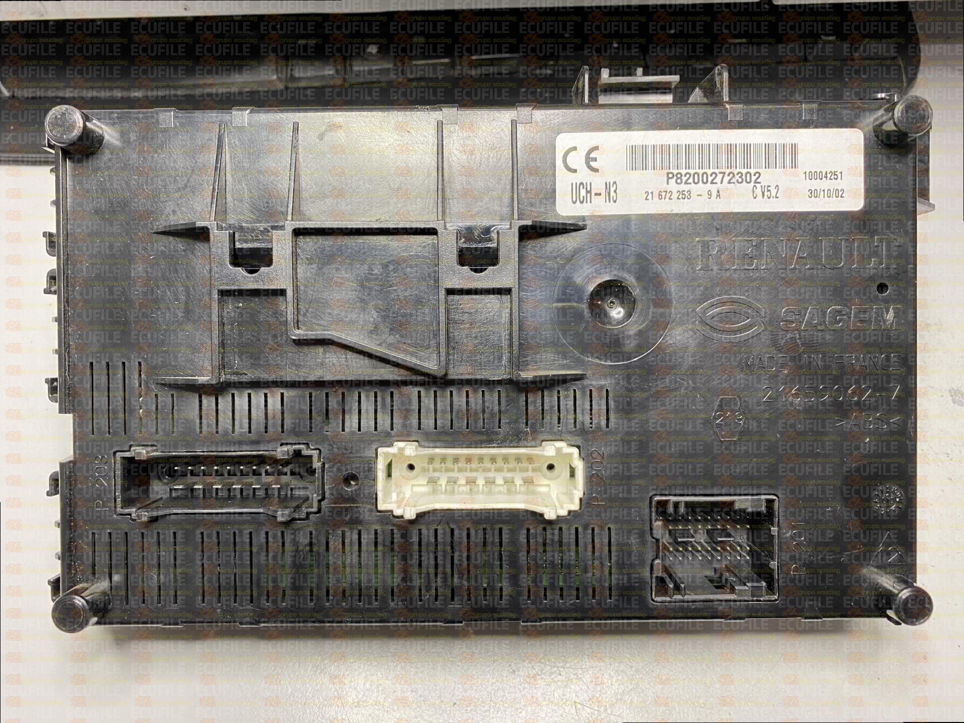SAGEM UCH-N3 2167253-9A RENAULT CLIO II PHASE P8200272302 V5.2