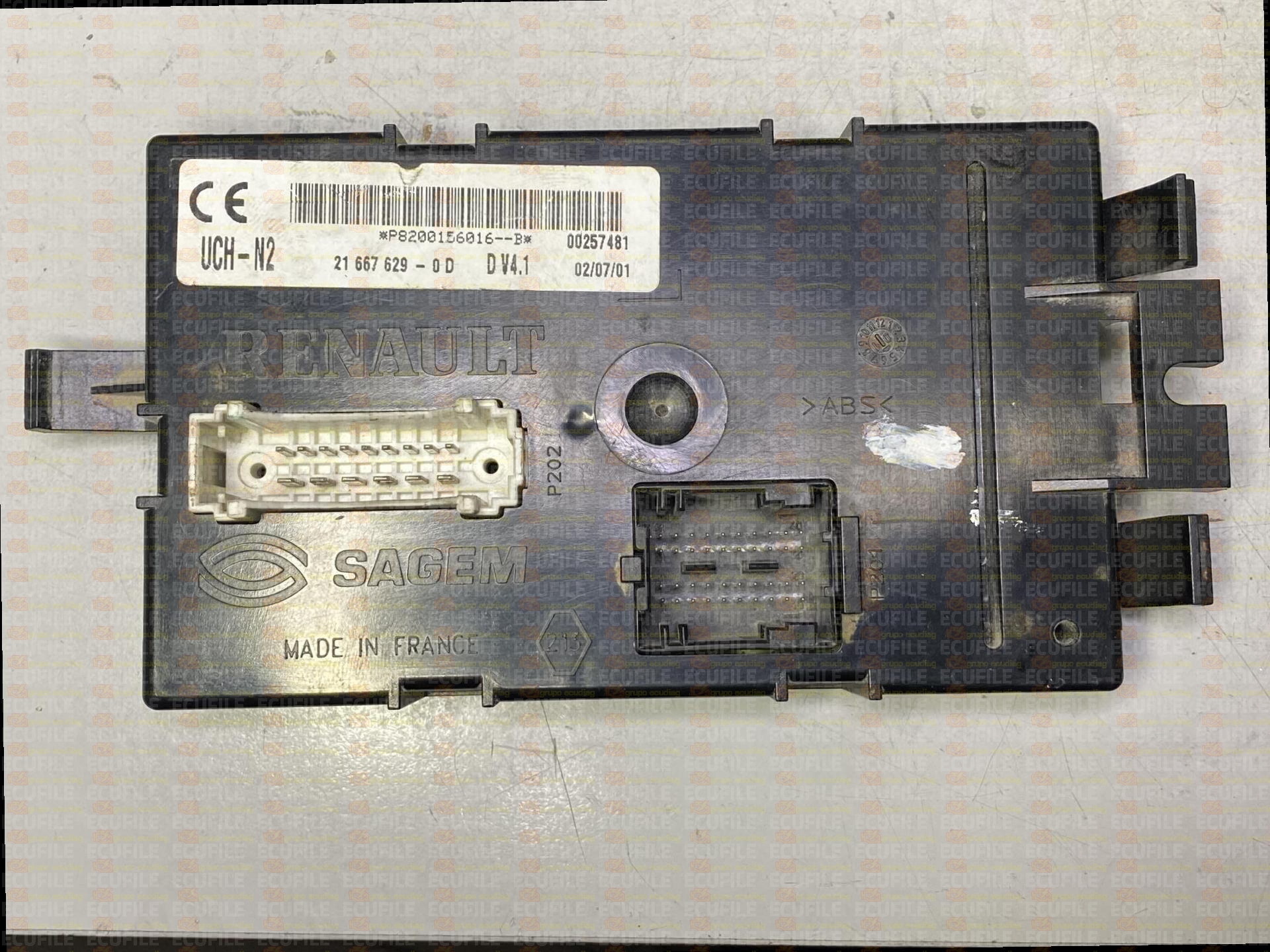 SAGEM UCH-N2 21667629-0D OPEL VIVARO I P8200156016--B V4.1