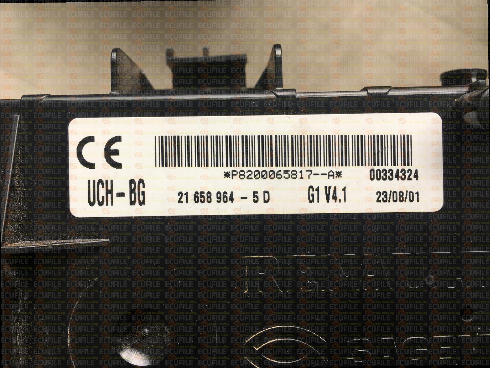 SAGEM UCH-BG 21658964-5D RENAULT CLIO II PHASE P8200065817--A V4.1