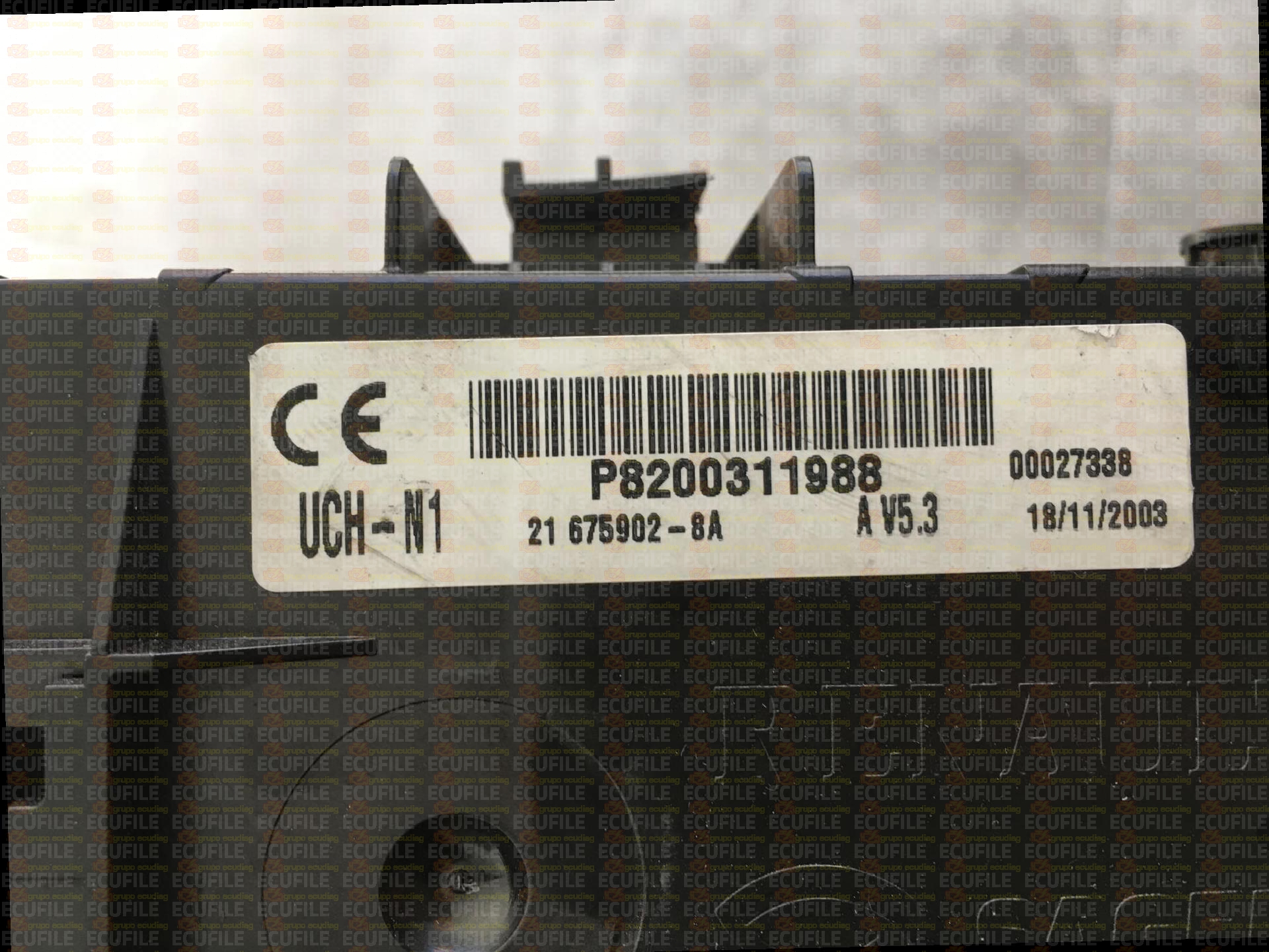 SAGEM UCH-N1 21675902-8A RENAULT CLIO II PHASE P8200311988 V5.3