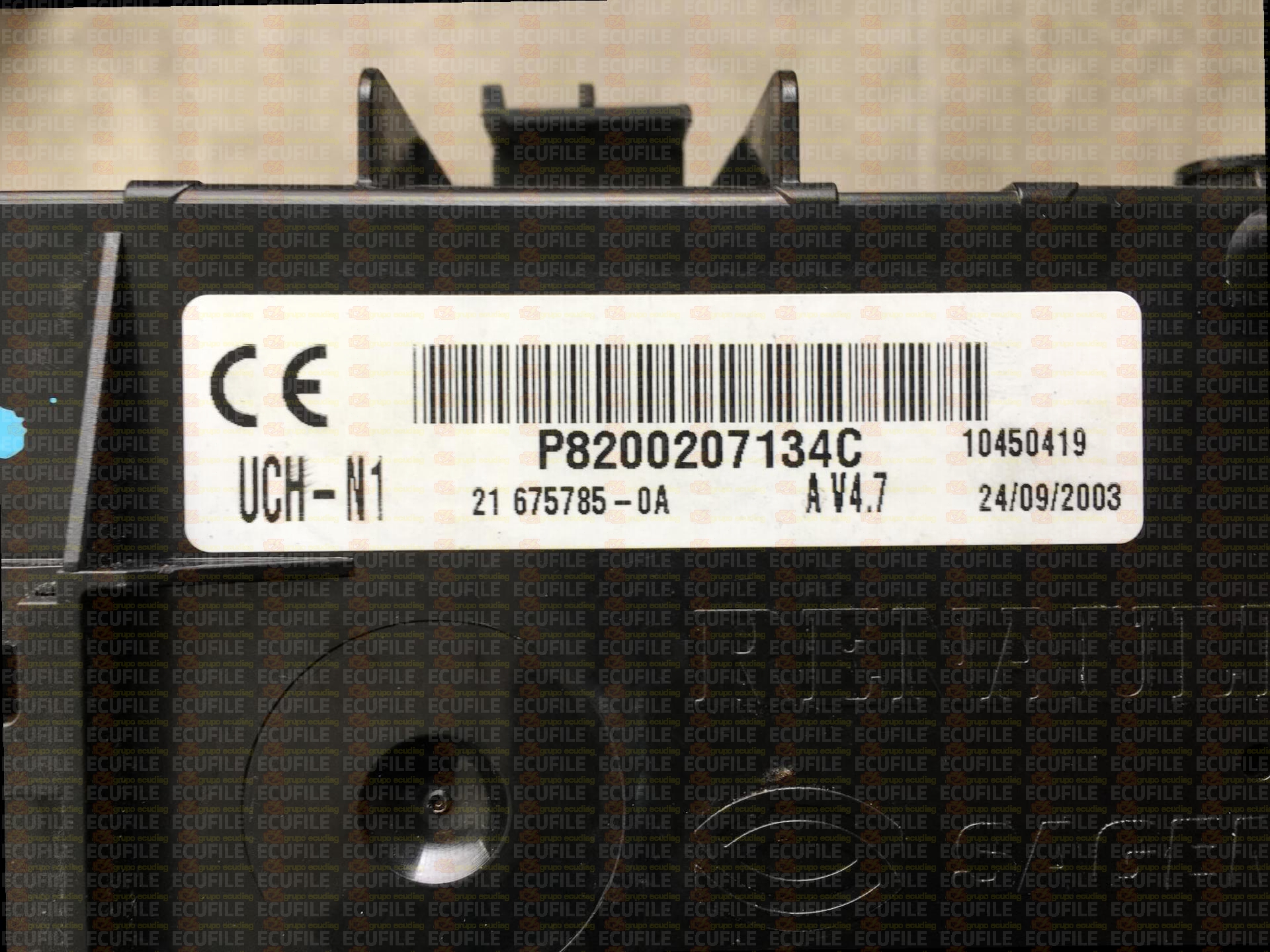SAGEM UCH-N1 21675785-0A RENAUTL CLIO II PHASE P8200207134C V4.7