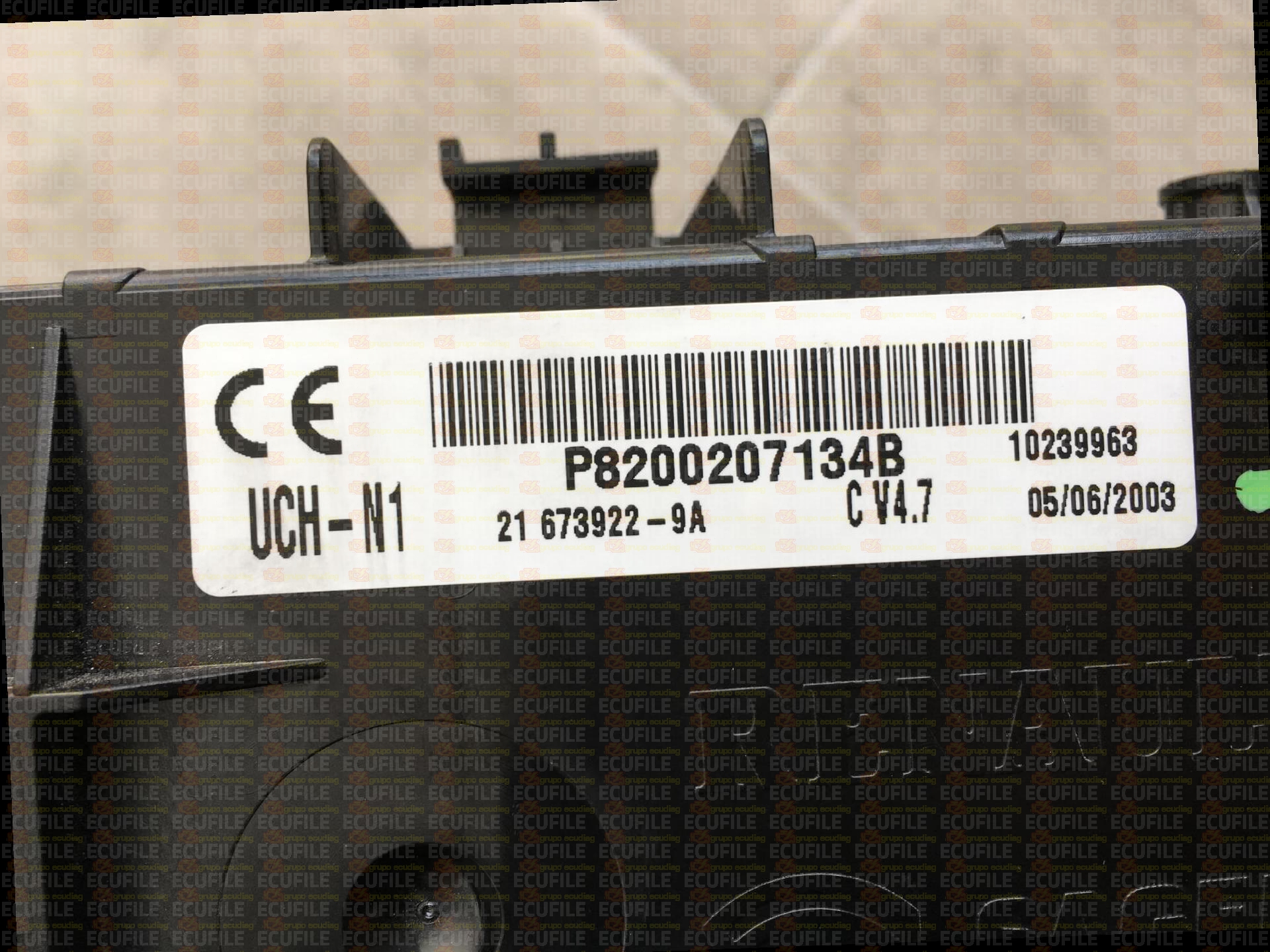 SAGEM UCH-N1 21673922-9A RENAULT CLIO II PHASE P8200207134B V4.7