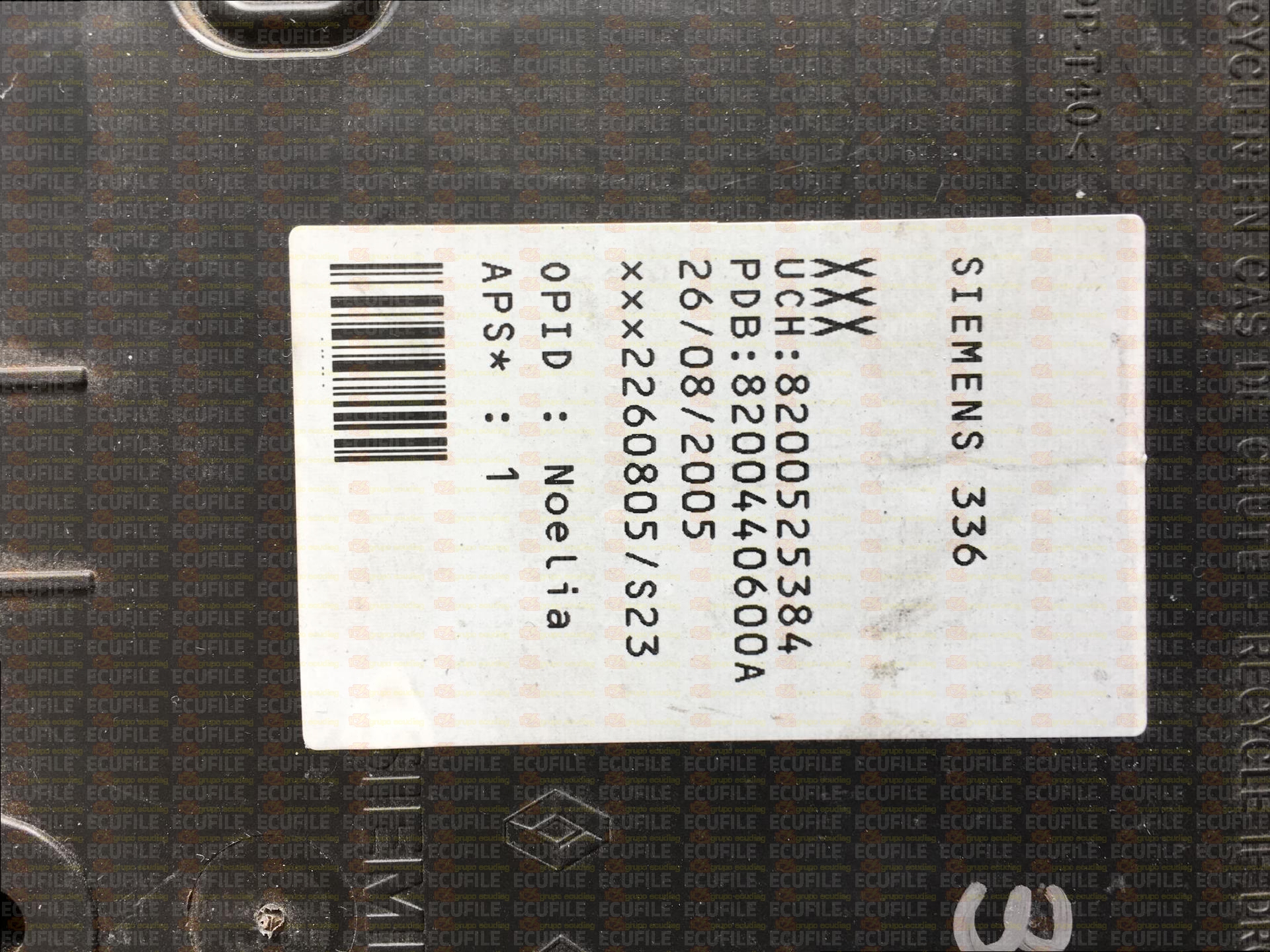 SIEMENS UCH N2 LIGHT INT S118400150D RENAULT MEGANE II SCENIC 8200525384 - SW 05.60