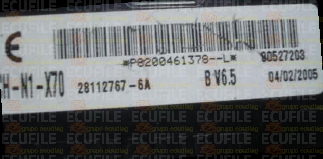 SAGEM UCH-N1-X70 28112767-6A RENAULT MASTER P8200461378--L V6.5