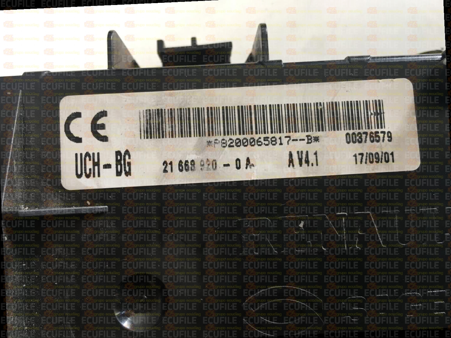 SAGEM UCH-BG 21668920-0A RENAULT CLIO II PHASE P8200065817--B V4.1
